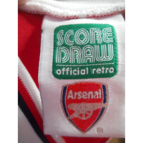 Men's Arsenal 1992 1994 Home Football shirt Jersey Soccer Score Draw Sz S - Picture 5 of 8